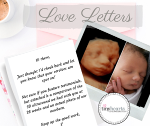 Letters - iny Hearts 3D Ultrasound Studio